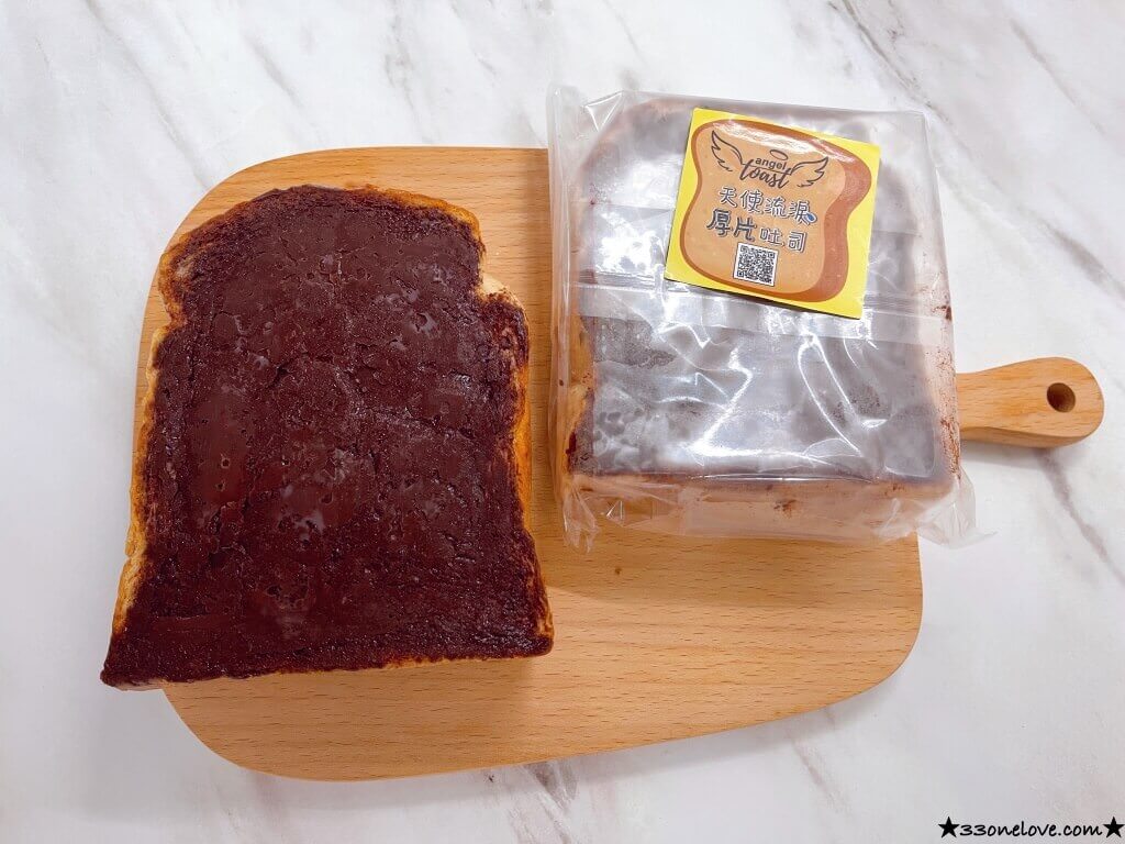宅配美食|天使流淚厚片吐司、一片就有飽足感加熱即食讓你多睡十分鐘 - 第7張圖 天使流淚厚片吐司|黑金巧克力50元